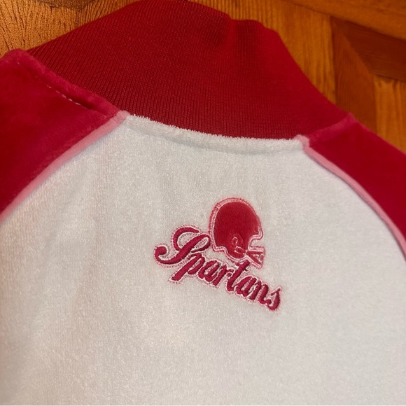 Vintage velour warm-up shirt - Picture 3 of 4